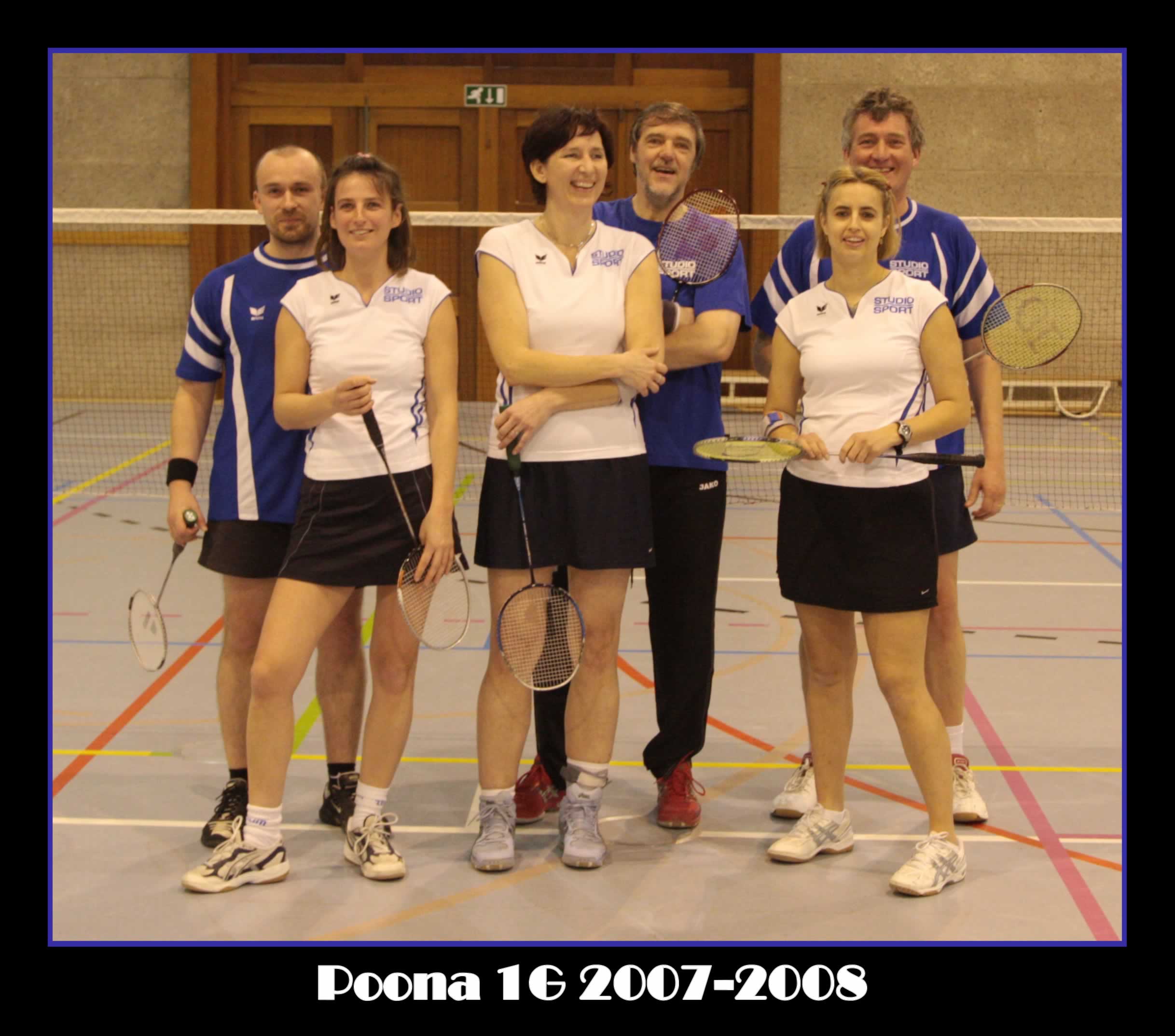 De Koningsblauwen van Poona 1G. Klik op de foto voor een foto met goede kwaliteit. het "dreamteam"
